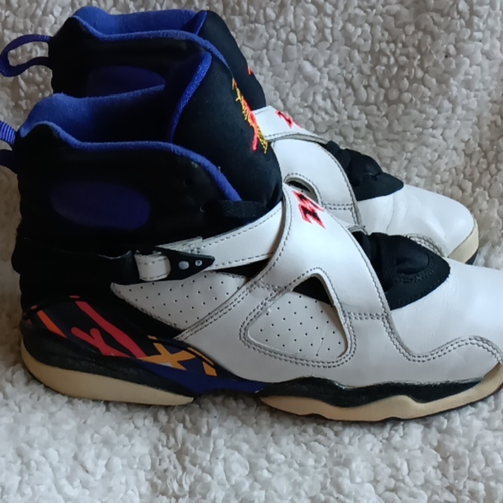 Nike Air Jordan Retro 8 White Sneakers
